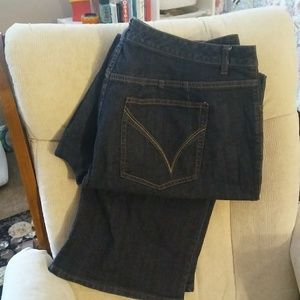 Venezia dark wash size 6 blue dot